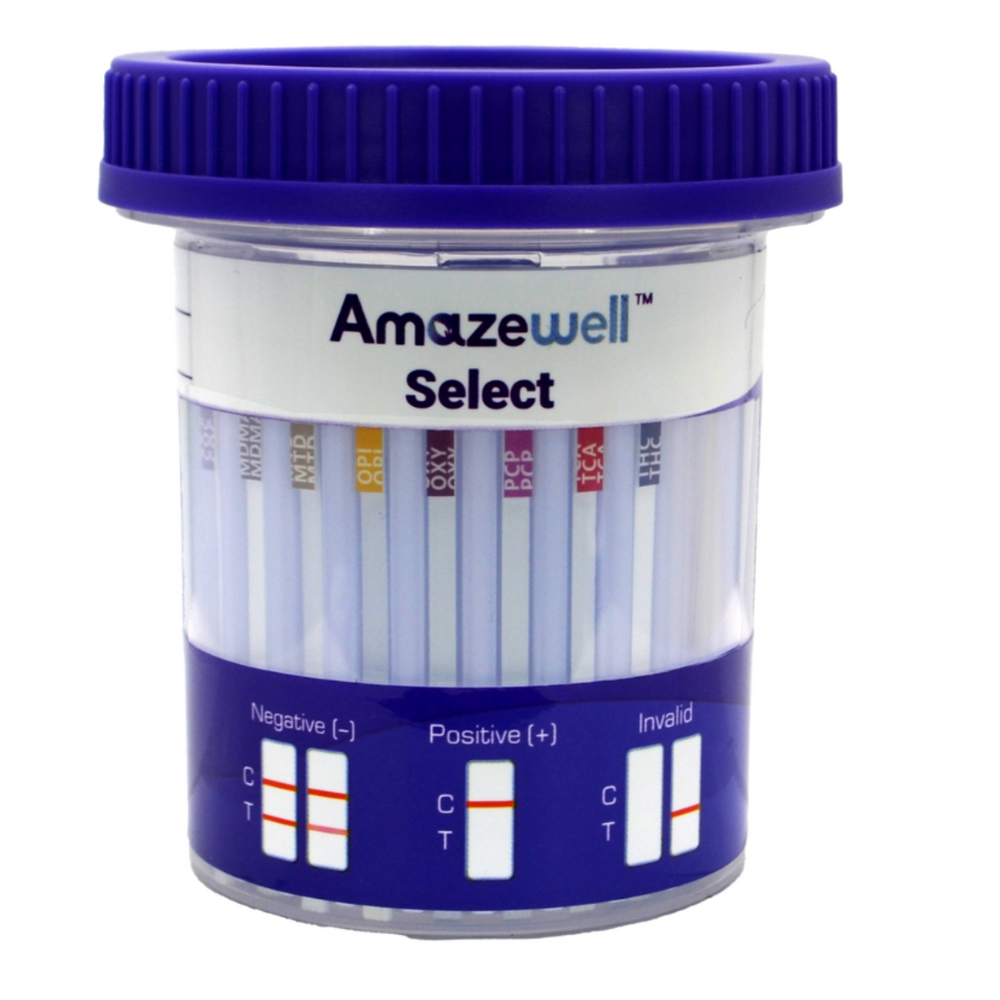 Amazewell 10 Panel Multi-Drug Urine Test Cup